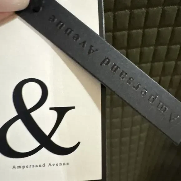 Ampersand Avenue Quilted Pullover Hoodie Size Medium Olive Fall NWT Oversized - Picture 5 of 13